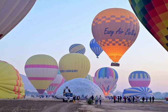 1 Day Private Tour with Hot Air Balloon from Hurghada to Luxor - Colossi of Memnon: short stop, big visual impact