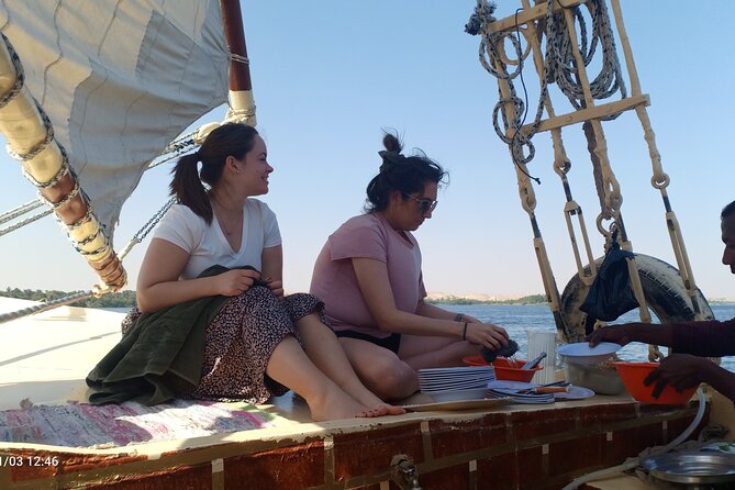 3 or 2 or 1 Nights Mighty Nile Felucca Adventure - The Boat Setup: Bathroom, Sundeck, and How Sleeping Works