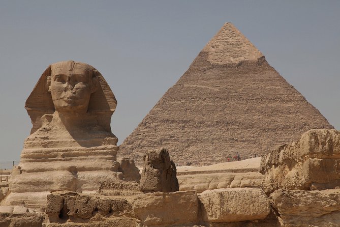 4 Hours private tour to Giza pyramids Sphinx - Khafre’s pyramid stop: the Sphinx temple link is the payoff