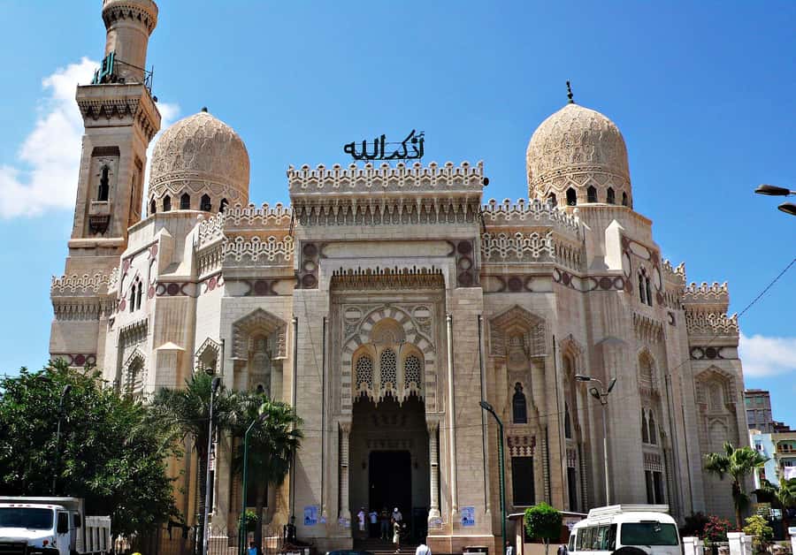 Alexandria: Library, Amphitheater & Citadel Tour - Old downtown walking and the Abbo Elabbas Mosque photo stop