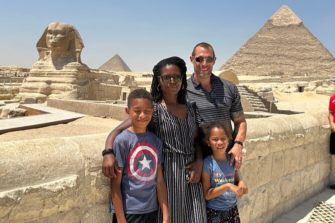 All-in-One Giza Pyramids from inside, Sphinx & Camel ride & Lunch - Stop 2 at Khafre and Menkaure: Smooth Limestone, Then Granite Layers