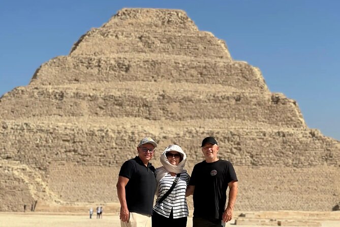 All in one Giza Pyramids, Sphinx, Camel, Grand Egy Museum & Lunch - The Giza Pyramids visit: Khufu and Khafre, plus a built-in photo moment