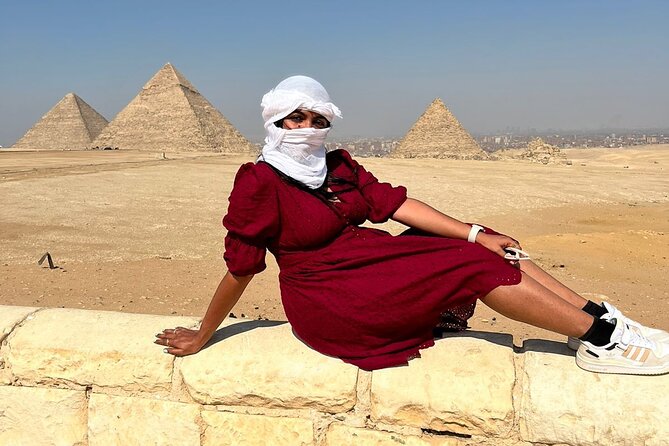 All inclusive Giza Pyramids,Sphinx,lunch,Camel,insid 3rd pyramid - Cheops first: climbing, touching the oldest building, and inside-access basics