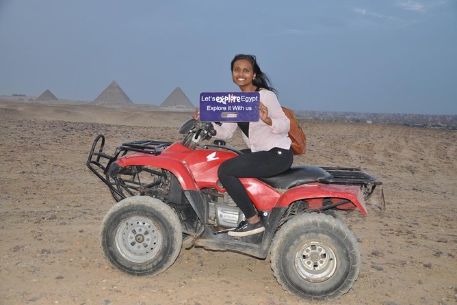 All inclusive Tour Giza Pyramids Sphinx Quadbike Camels Lunch - Why This Quad Bike and Camel Ride Works With the Pyramids