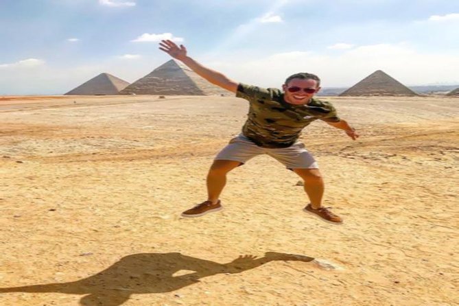 ALL inclusive Tour to Giza Pyramids Sakkara from Alexandria Port - Giza Pyramids of Cheops, Chephren, and Mykerinus, plus the 30-minute camel ride