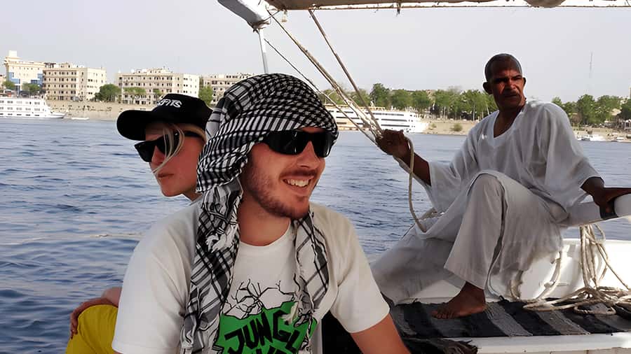 Aswan Private Felucca Ride: Sail Around Elephantine Island. - The Nile, from a private felucca seat
