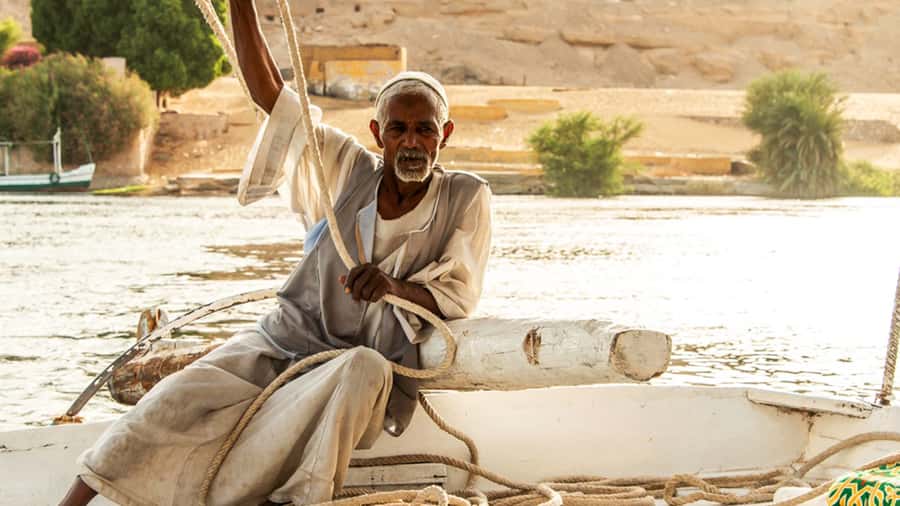 Aswan Private Felucca Ride: Sail Around Elephantine Island. - The wind factor: felucca vs motor boat