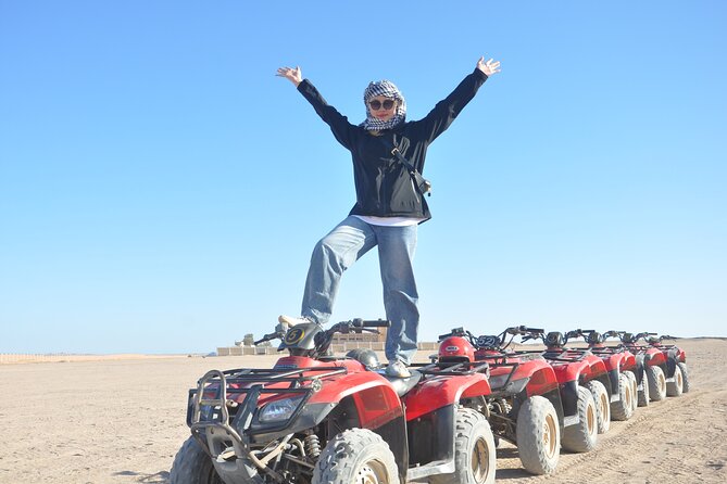 ATV Quad Bike Buggy Car and Dinner Family Safari - Hurghada - Safety briefing first, then you learn the controls