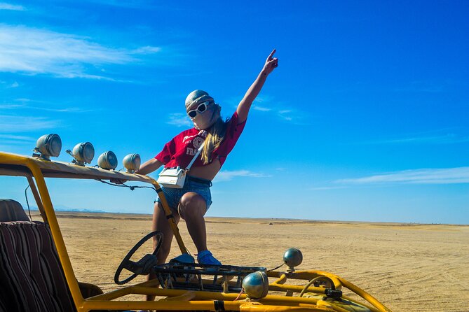 ATV Quad Bike Buggy Car and Dinner Family Safari - Hurghada - ATV quad biking in the dunes, plus buggy/spider car time
