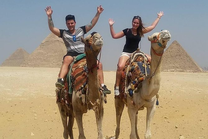Best tour to Giza Pyramids, Egyptian Museum, Bazaar and Felucca - Giza Pyramids and Sphinx: Cheops, Chephren, Mycerinus, plus camel time