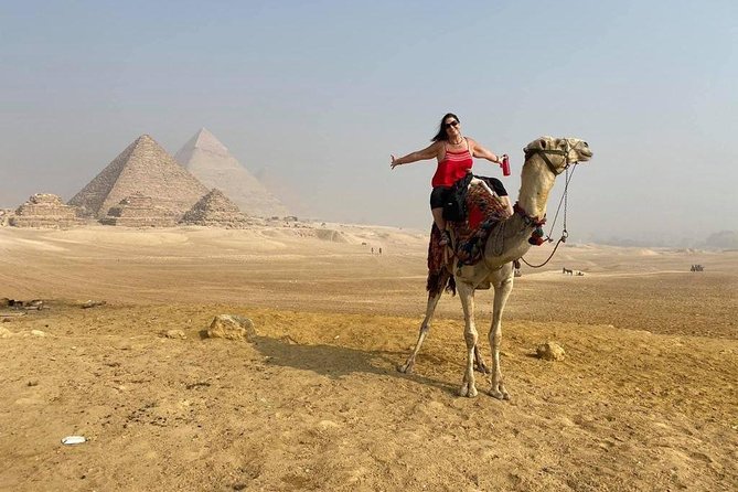 Best ViP Private Tour Giza Pyramids,Sphinx, inside Pyramids - Panoramic photo time and the 30-minute camel ride on the plateau