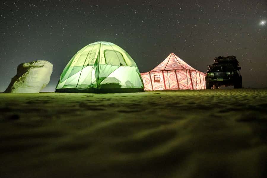 Cairo: 2-Day Bahariya Oasis Camp and Desert Tour - Bahariya Oasis and the Black Desert: springs, salt water, and volcanic rock