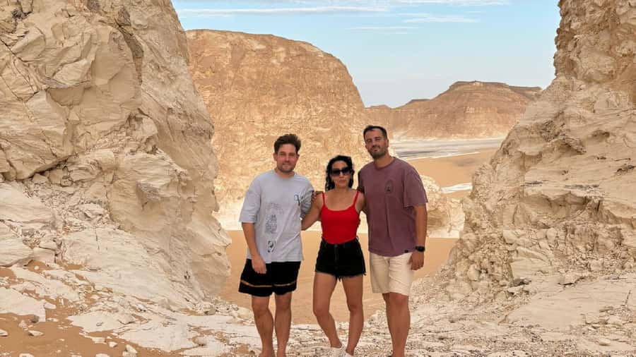Cairo: 2-Day Bahariya & White Desert Private Camp Adventure - Day 1: White Desert National Park, Black Desert, and El Hez Village Cold Spring