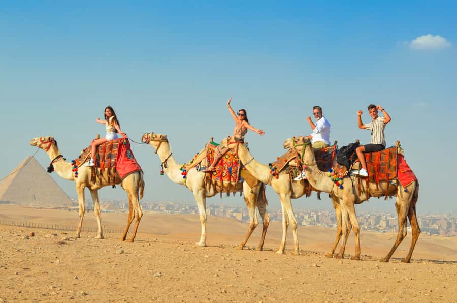 Cairo: Camel Ride Around The Pyramids with Hotel Pickup - The 1-hour camel ride past the pyramids and the Sphinx