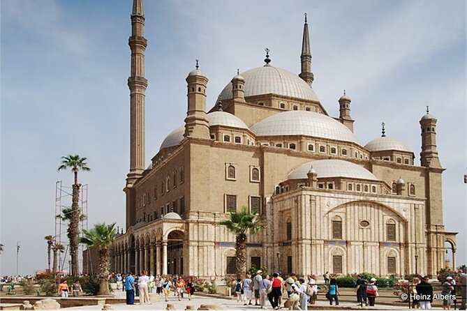 Cairo Day Tour visit Egyptian Museum, Citadel and Khan Khalil Bazaar - Saladin’s Citadel and Mohamed Ali’s alabaster mosque