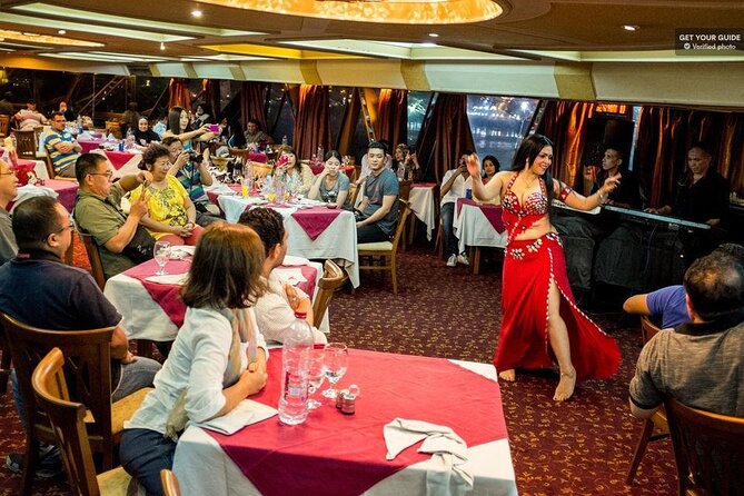 Cairo: Dinner Cruise on the Nile River with Entertainment - Open buffet dinner on board: what you can expect from the meal