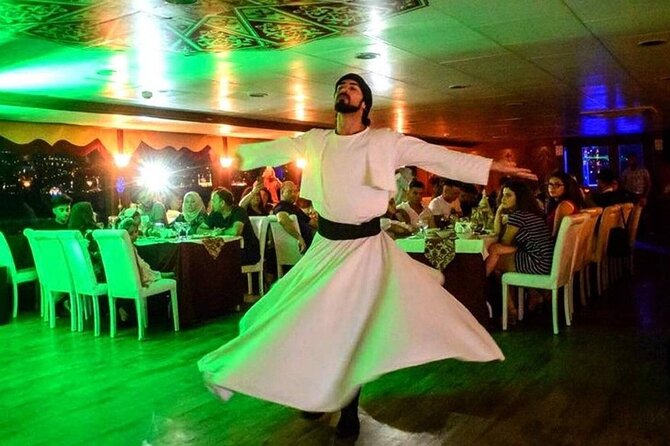Cairo Dinner Cruise on the Nile River with Pickup And Drop off - The show lineup: belly dancing and Tanura whirling