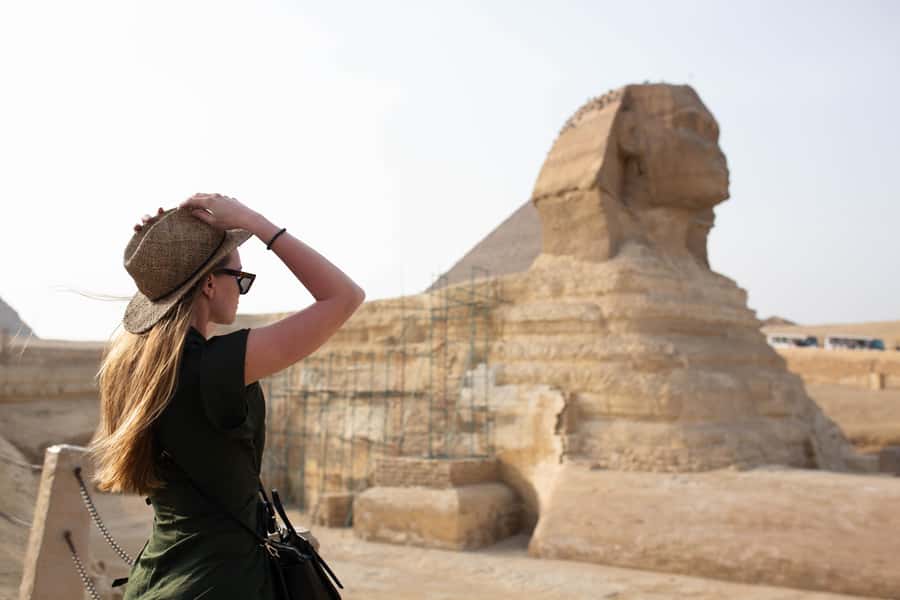 Cairo: Female-Guided Pyramids, Sphinx & Museum City Tour - Optional inside-the-Great-Pyramid time, and what to weigh