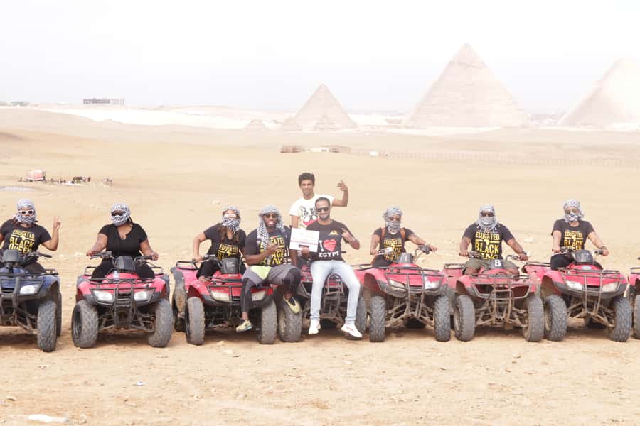 Cairo: Giza Pyramids Tour with Quad Bike Safari & Camel Ride - Logistics reality check: timing, group size, and language