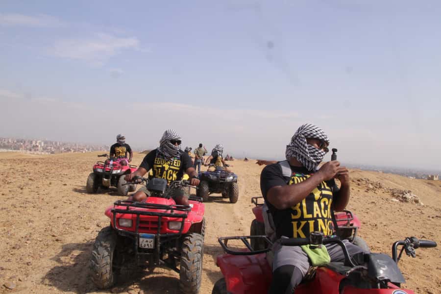 Cairo: Giza Pyramids Tour with Quad Bike Safari & Camel Ride - The Sphinx photo moments, plus the Valley Temple stop you should not skip