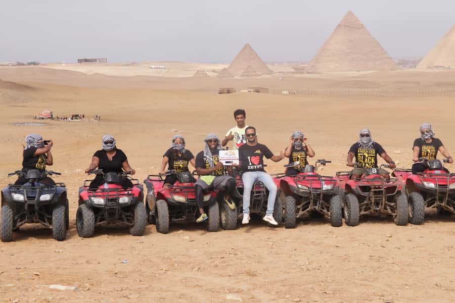 Cairo: Giza Pyramids Tour with Quad Bike Safari & Camel Ride - Camel ride near the pyramids: slower, scenic, and perfect for a breather