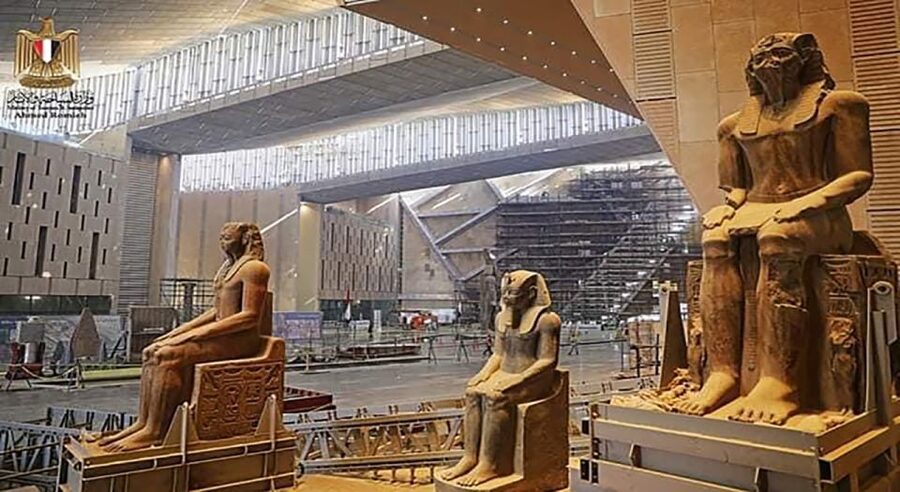 Cairo: Grand Egyptian Museum QR Ticket - Grand Staircase statues: the moment you’ll remember