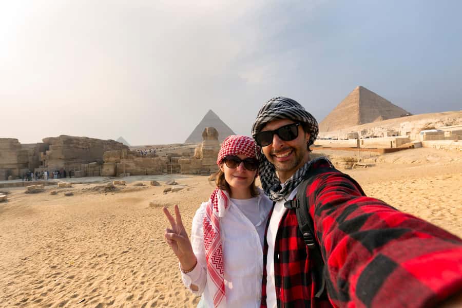 Cairo: Private Tour to Giza Pyramids with Camel Ride & Lunch - Camel ride around the Giza Plateau for panoramic pyramid views