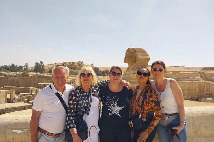 Cairo: Pyramids & Great Sphinx Private Tour with Camel Ride - Great Sphinx of Giza: the story you hear changes what you see