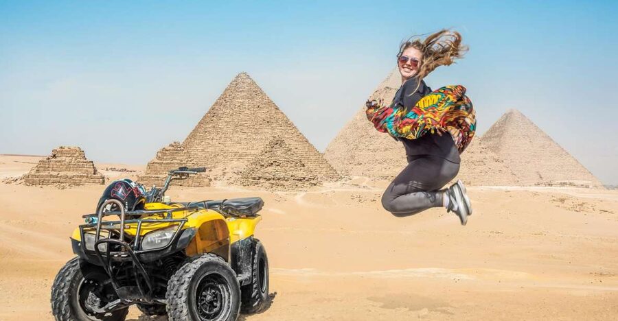 Cairo: Pyramids Quad Bike Adventure & Optional Camel Ride - Quad biking at Giza: the “adrenaline plus history” day plan