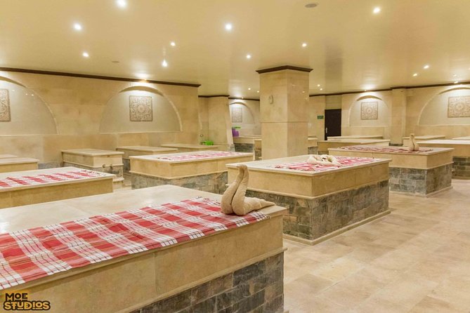 Cleopatra Bath Massage Sauna, Steam, Jacuzzi & Transfer-Hurghada - The Heated Stone Jacuzzi: Comfort for Some, Speed for Others