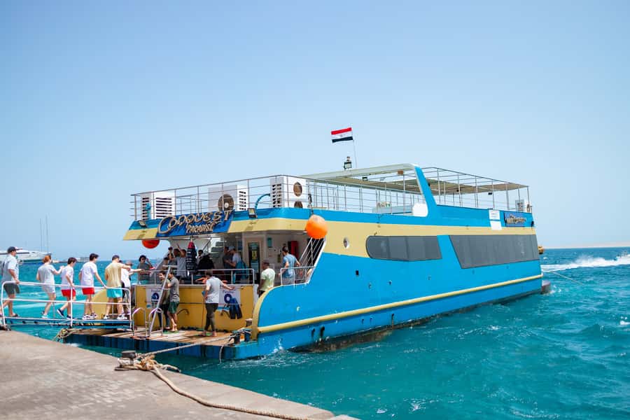 Conquest 2 Hour Semi Submarine with snorkeling from Hurghada - Semi-submarine time at 13 feet, what you will notice first