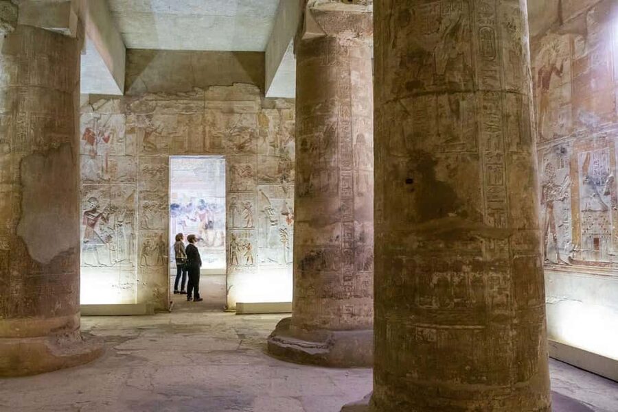 Dendera and Abydos Temples Guided Tour From Luxor - Temple of Hathor at Dendera: The power of color and a goddess you can follow