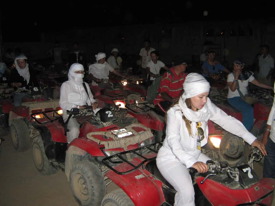 Desert Sunset Quad Bike ATV for 50Km, Oriental Show, Dinner, - Who Should Book This Desert Sunset Quad Trip