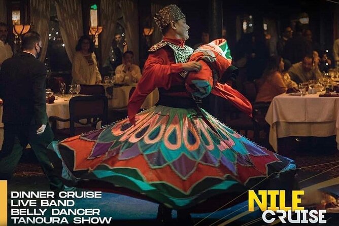Enjoy A Dinner Cruise in Cairo Nile with unique shows (Luxury) - 6:00 pm pickup and a smooth start on the Nile