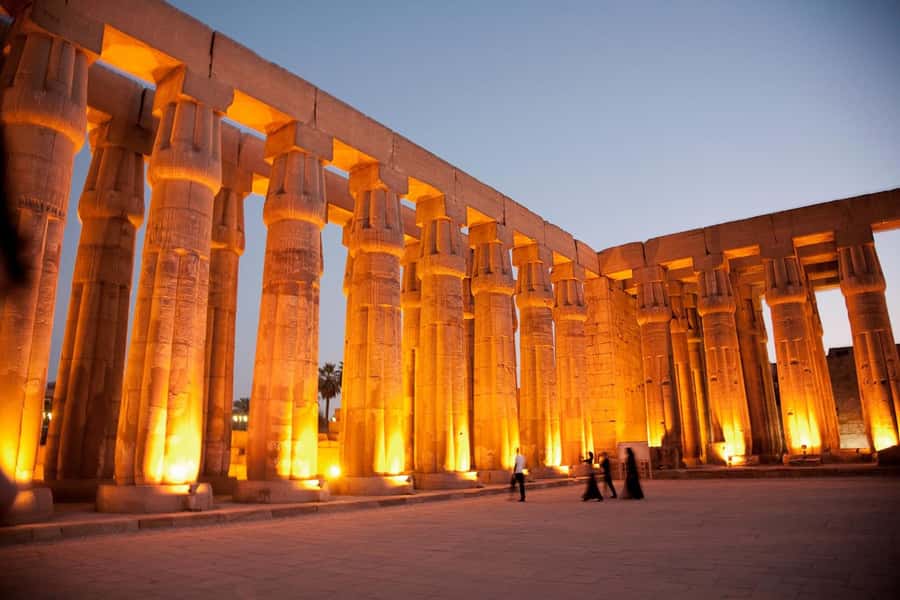 From Aswan:4 Days Nile Cruise Luxor Abu Simbel & Air Balloon - Day 1 in Aswan: High Dam, Philae on Agilkia Island, then Ship Check-In