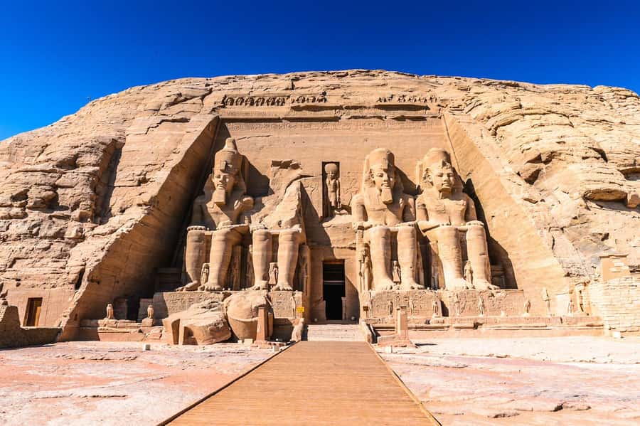 From Cairo: 2-Day Abu Simbel & Luxor Tour - From Cairo to Aswan, the domestic flight shortcut