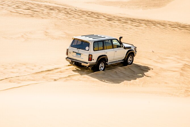 From Cairo 4x4 Safari, Camel Ride, Magic Lake, Waterfalls & Lunch - Stop 1: Qarun Lake Photo Stop, Then the Drive to Wadi El Rayan