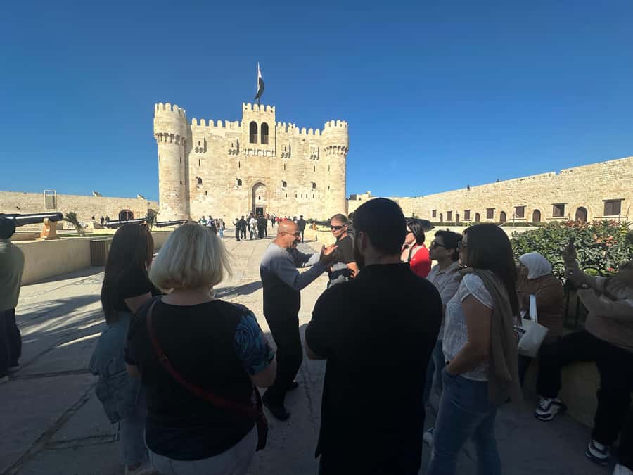 From Cairo: Historical Alexandria Shared Day Tour with Lunch - Qaitbay Citadel on the Waterfront: Fortress Views That Close the Loop