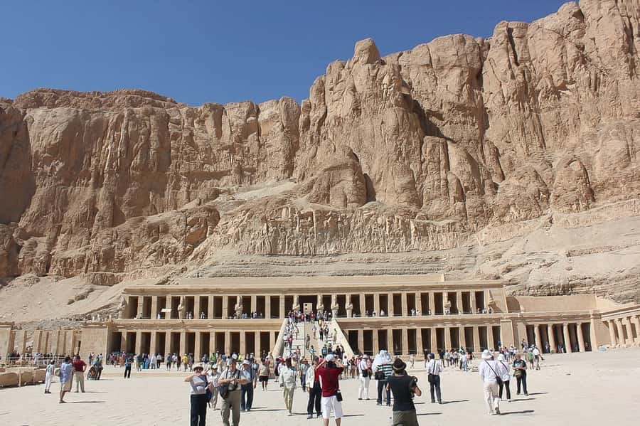 From Cairo: Private All-Inclusive Tour of Luxor by Plane - Queen Hatshepsut’s mortuary temple at Deir El Bahari