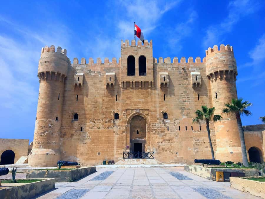 From Cairo: Private Full-Day Tour of Historical Alexandria - Qaitbay Citadel ramparts, a 15th-century fortress with sea views