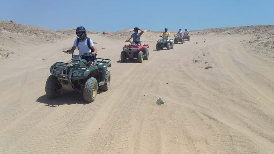 From Hurghada: Makadi Bay ATV Tour - ATV Basics: Helmet On, Then Into the Sandbanks