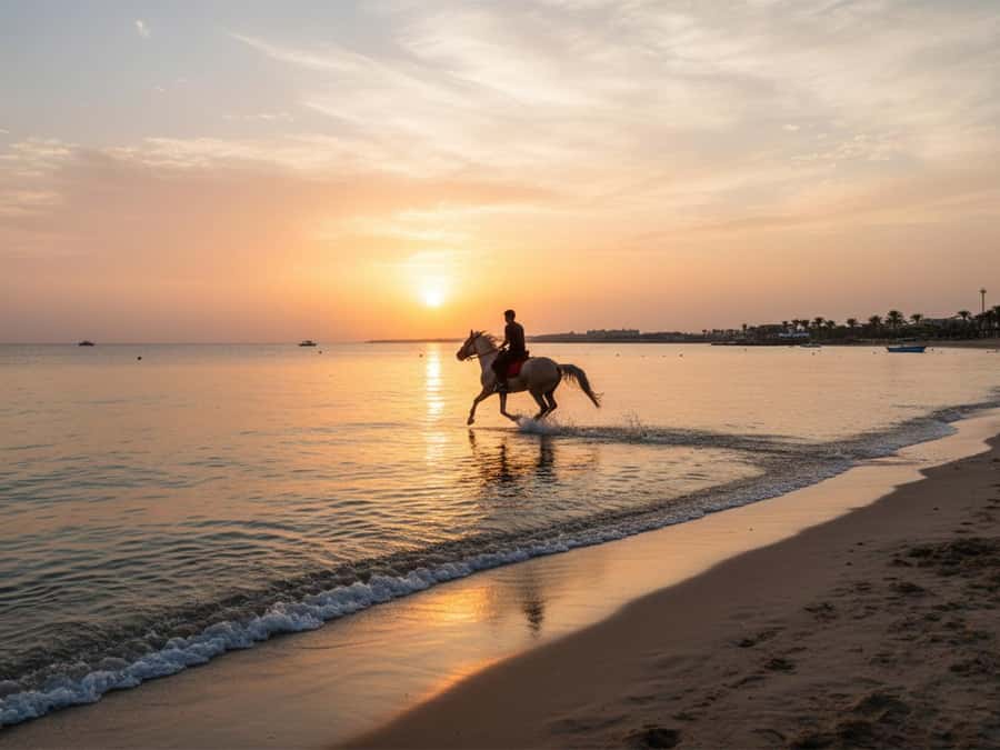 From Hurghada: Red Sea Sunrise and Desert Horseback Riding - Getting There From Your Hotel Without Making It Hard on Yourself