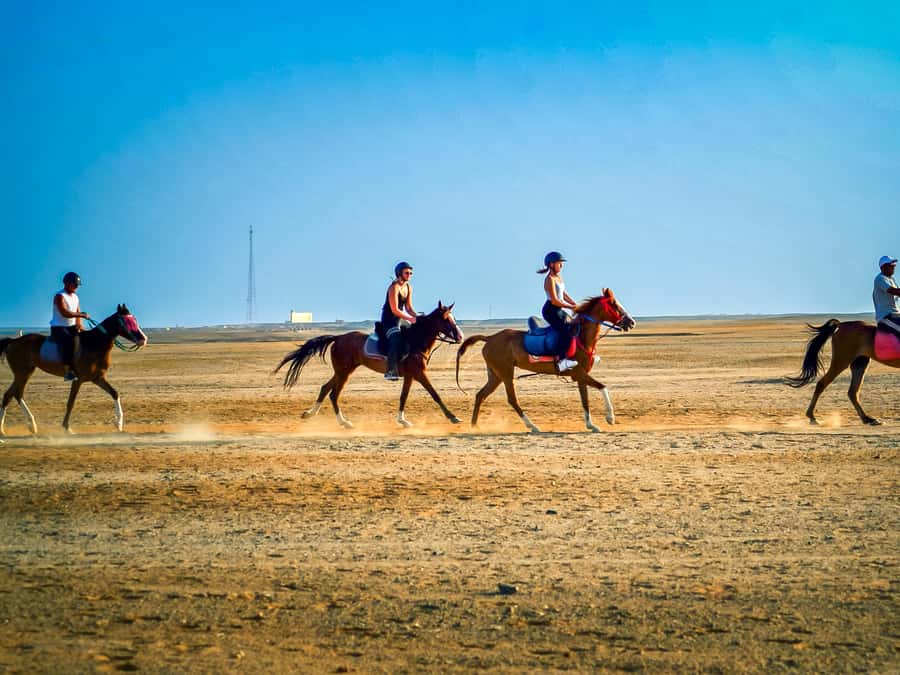 From Hurghada: Red Sea Sunrise and Desert Horseback Riding - The 2-Hour Ride: What the Route Feels Like From Desert Plains to the Sea Edge