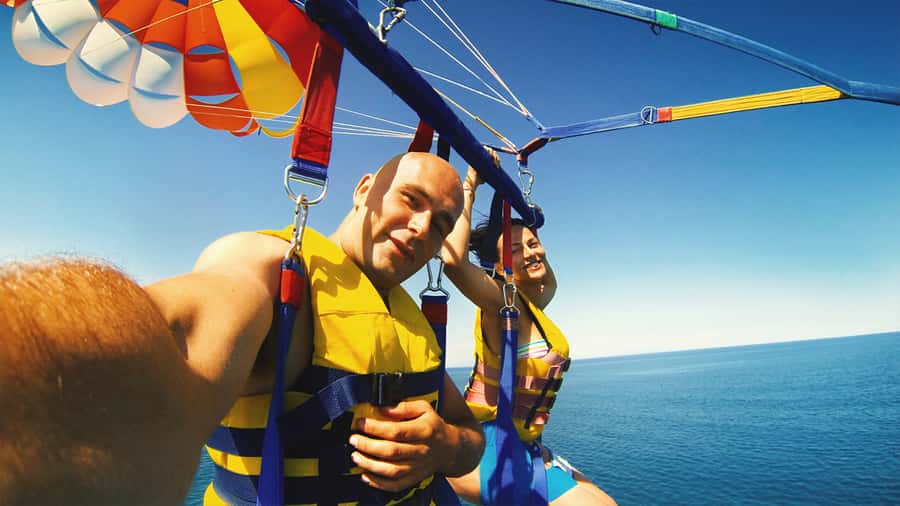 From Sharm El-Sheikh: Sharm El-Maya Parasailing Adventure - The Instructor and Safety Support You Can Count On
