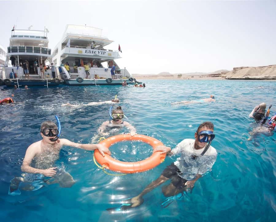 From Sharm: Half day Snorkeling Trip with Lunch - Lunch onboard: a buffet that actually fills you up