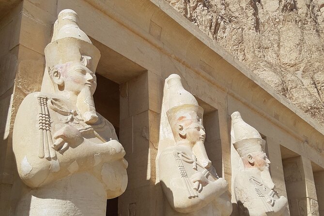 Full day Luxor highlights, private tour with lunch - Temple of Hatshepsut at Deir el Bahari: details you will actually notice