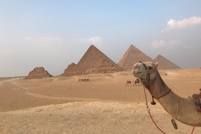 Full Pyramids tour to Giza, Sakkara and Memphis - Panorama stop: optional 30 minutes of camel time for photos