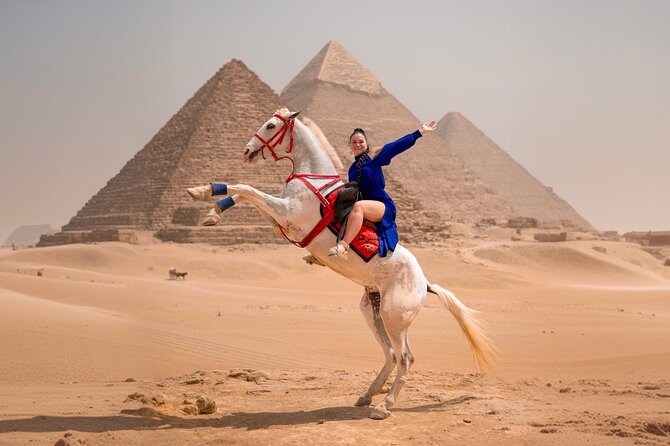 Giza Pyramids Photoshoot with Jumping Horse, Camel and Sphinx - Key Highlights You’ll Feel Right Away
