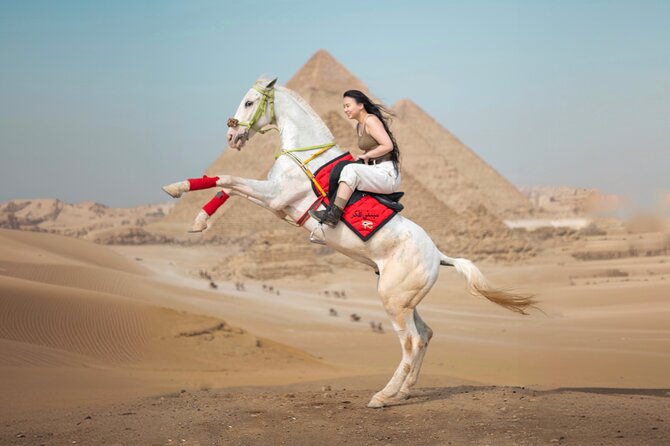 Giza Pyramids Photoshoot with Jumping Horse, Camel and Sphinx - Price and Value: Is $100 Per Person Worth It?