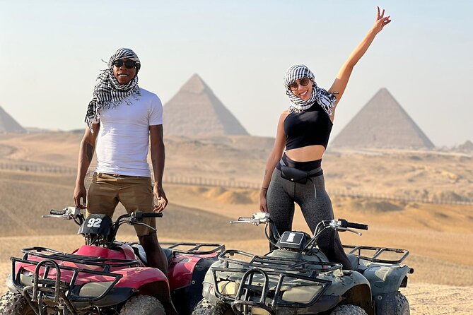 Giza Pyramids private tour, ATV bike, Lunch, Camel ride, shopping - Getting to the plateau smoothly (and privately)